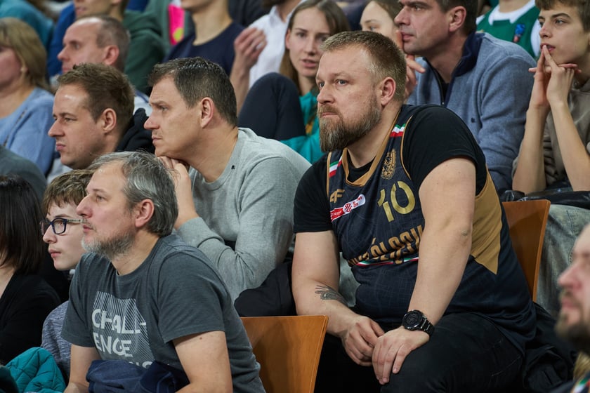 Zdjęcia z meczy Śląska Wrocław z Gran Canarią 11 stycznia 2023 w Hali Stulecia