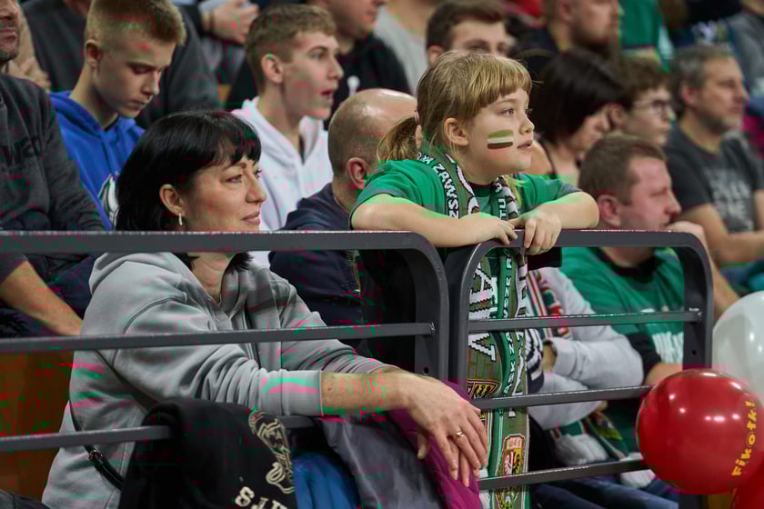 Zdjęcia z meczy Śląska Wrocław z Gran Canarią 11 stycznia 2023 w Hali Stulecia