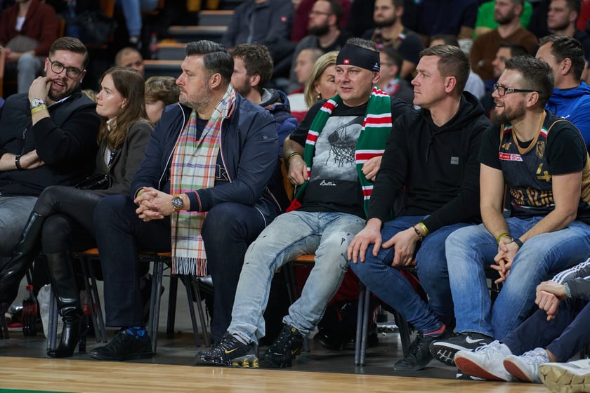 Zdjęcia z meczy Śląska Wrocław z Gran Canarią 11 stycznia 2023 w Hali Stulecia