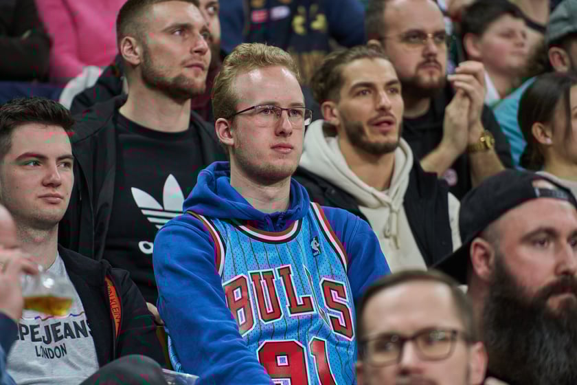 Zdjęcia z meczy Śląska Wrocław z Gran Canarią 11 stycznia 2023 w Hali Stulecia