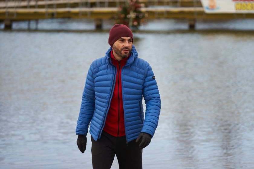 Wrocławskie morsy podczas morsowania na Morskim Oku - 14 stycznia 2023 r.