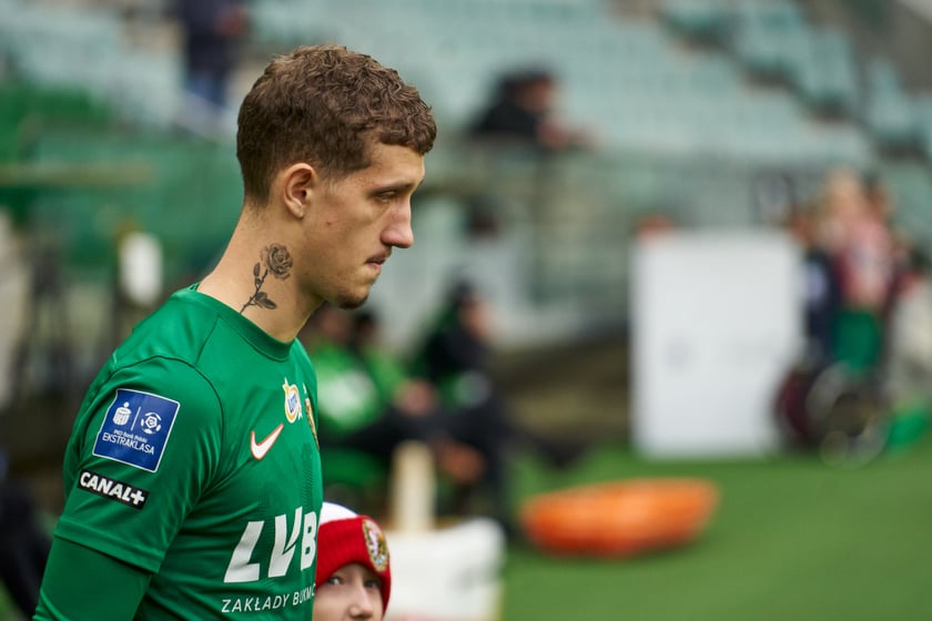 Zdjęcia z sobotniego (11 lutego) meczu Śląska Wrocław z Koroną Kielce na stadionie na Pilczycach