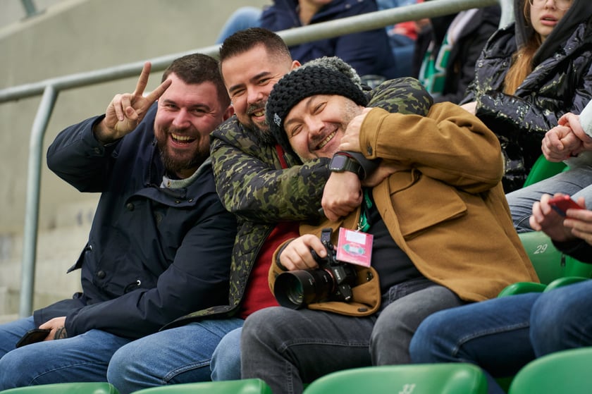Zdjęcia z sobotniego (11 lutego) meczu Śląska Wrocław z Koroną Kielce na stadionie na Pilczycach