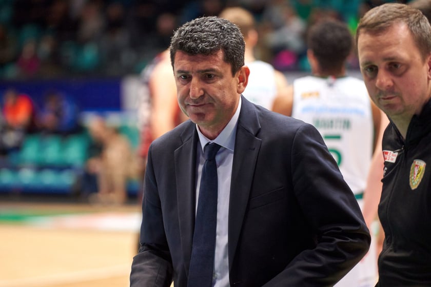 Śląsk Wrocław - Astoria Bydgoszcz w hali Orbita, zdjęcia kibiców i meczu