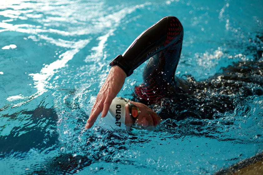 Trening Adriana Kostery w Aquaparku Wrocław