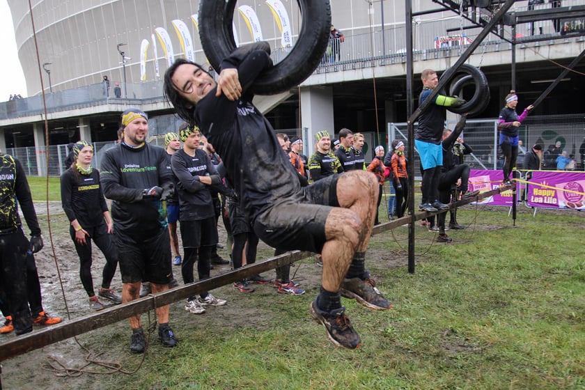 Zawody Runmageddon na Tarczyński Arena na Pilczycach we Wrocławiu
