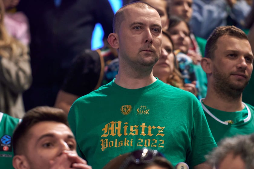 Zdjęcie z meczu Śląska z Treflem w Orbicie