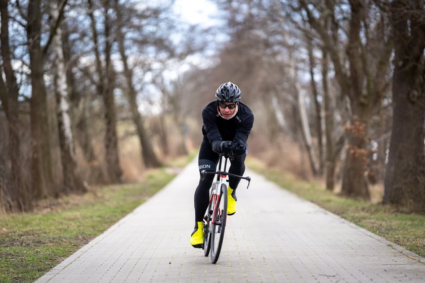 Trathlonowiec Adrian Kostera