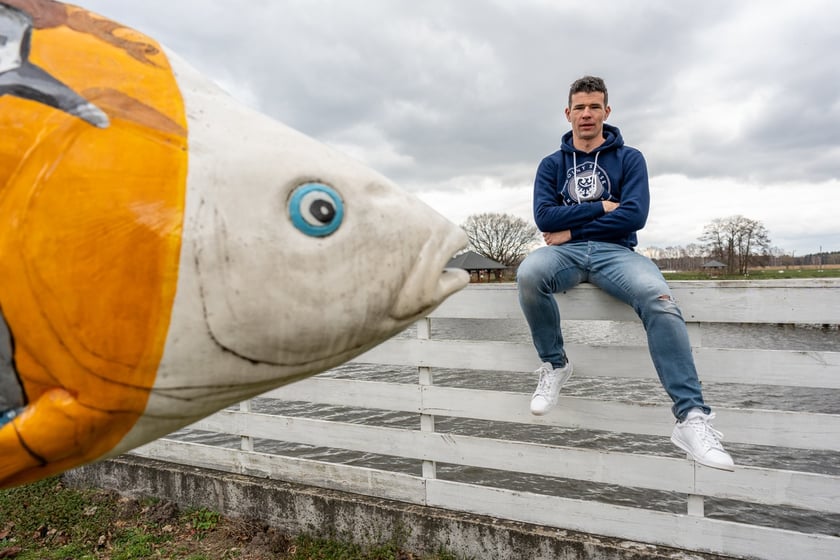 Trathlonowiec Adrian Kostera