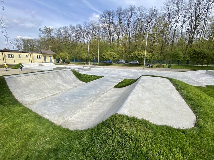 Nowy skatepark przy ul. Sołtysowickiej we Wrocławiu