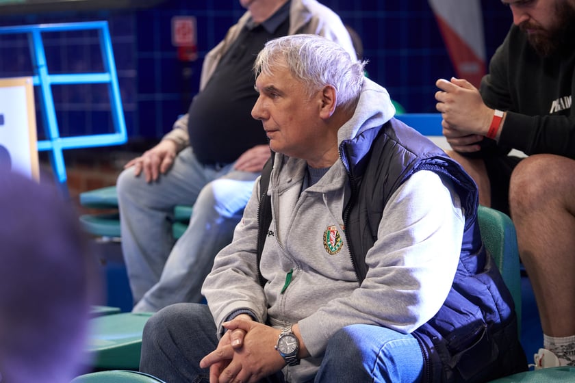 Kibice na meczu Śląska w hali Orbita 3 maja 2023