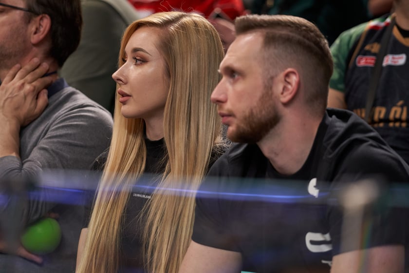 Kibice na meczu Śląska w hali Orbita 3 maja 2023