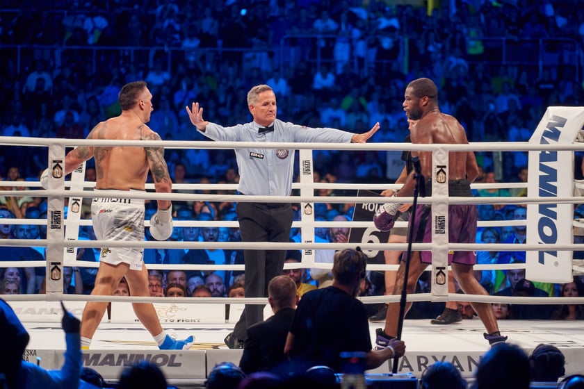 Usyk - Dubois. Zdjęcia z gali bokserskiej na Tarczyński Arenie we Wrocławiu