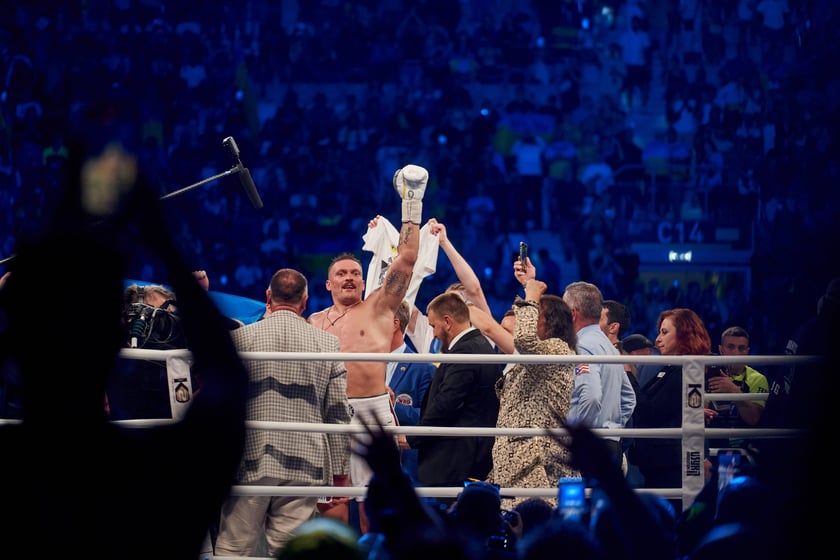 Usyk - Dubois. Zdjęcia z gali bokserskiej na Tarczyński Arenie we Wrocławiu
