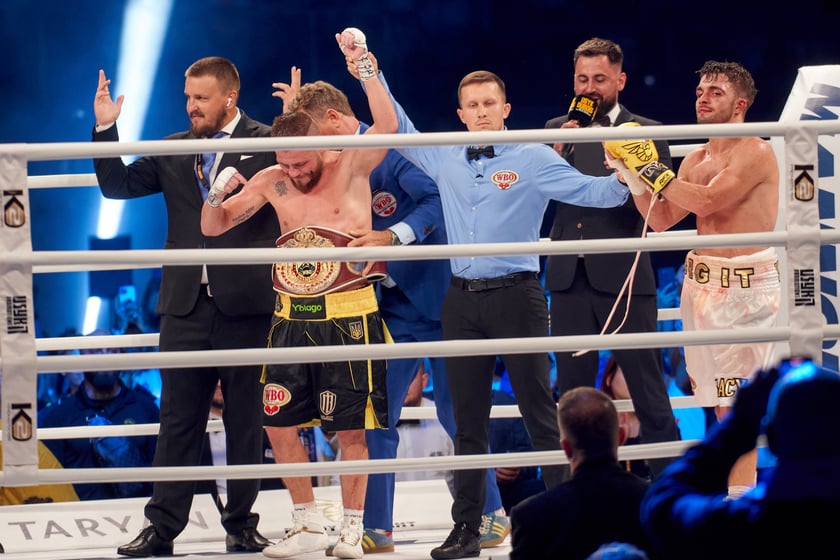Usyk - Dubois. Zdjęcia z gali bokserskiej na Tarczyński Arenie we Wrocławiu