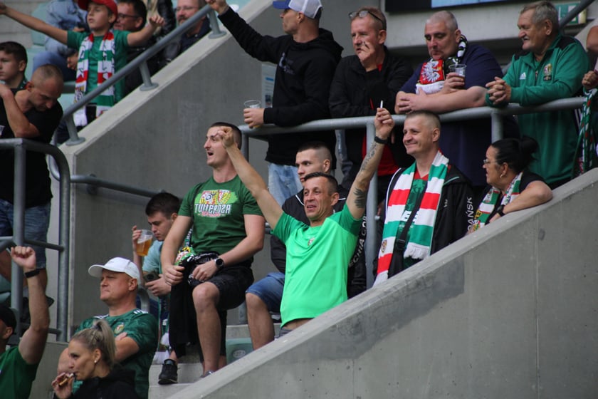 Śląsk Wrocław wygrał z Piastem Gliwice - zdjęcia kibiców
