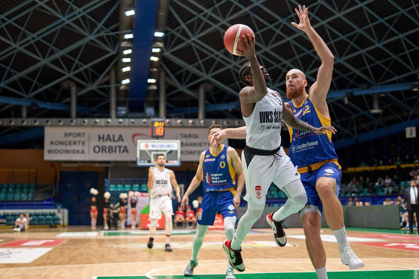 Śląsk Wrocław 88:79 Arka Gdynia, hala Orbita, październik 2023