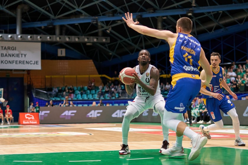 Śląsk Wrocław 88:79 Arka Gdynia, hala Orbita, październik 2023