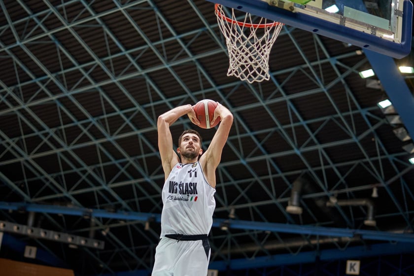 Śląsk Wrocław 88:79 Arka Gdynia, hala Orbita, październik 2023