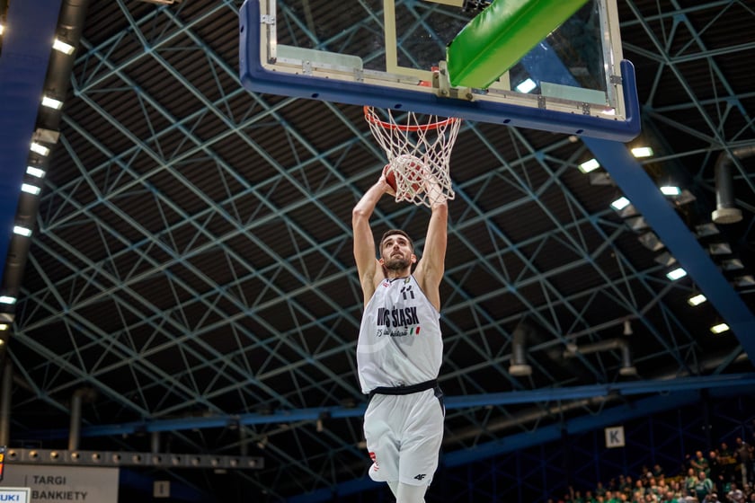 Śląsk Wrocław 88:79 Arka Gdynia, hala Orbita, październik 2023