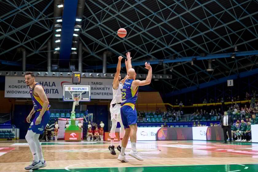 Śląsk Wrocław 88:79 Arka Gdynia, hala Orbita, październik 2023