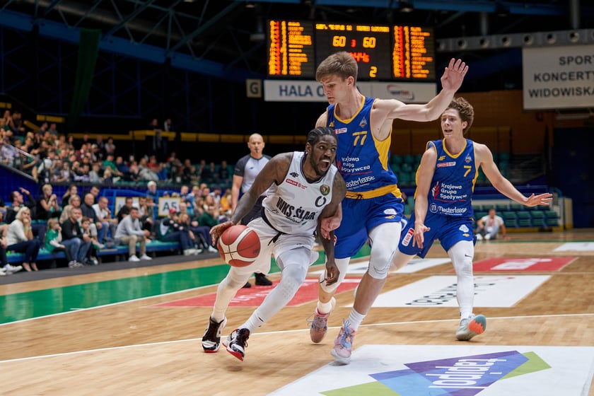 Śląsk Wrocław 88:79 Arka Gdynia, hala Orbita, październik 2023