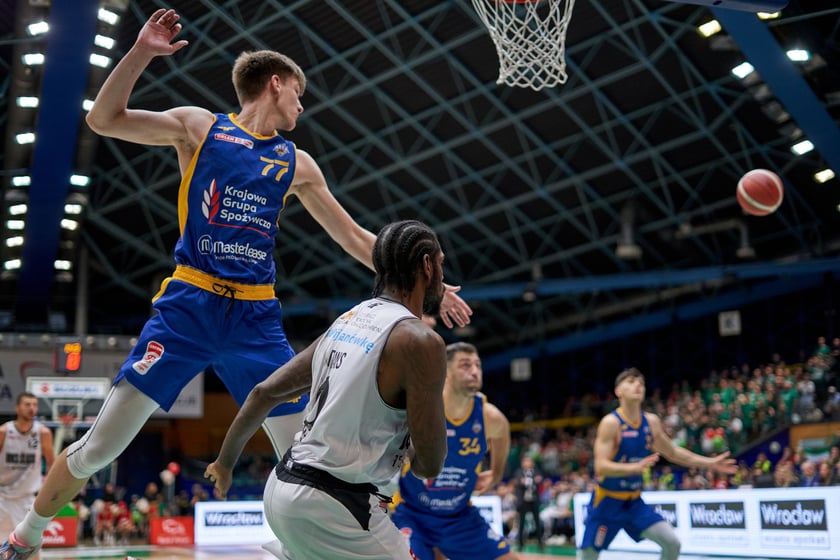 Śląsk Wrocław 88:79 Arka Gdynia, hala Orbita, październik 2023