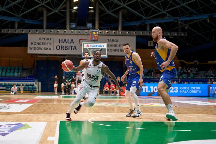 Śląsk Wrocław 88:79 Arka Gdynia, hala Orbita, październik 2023