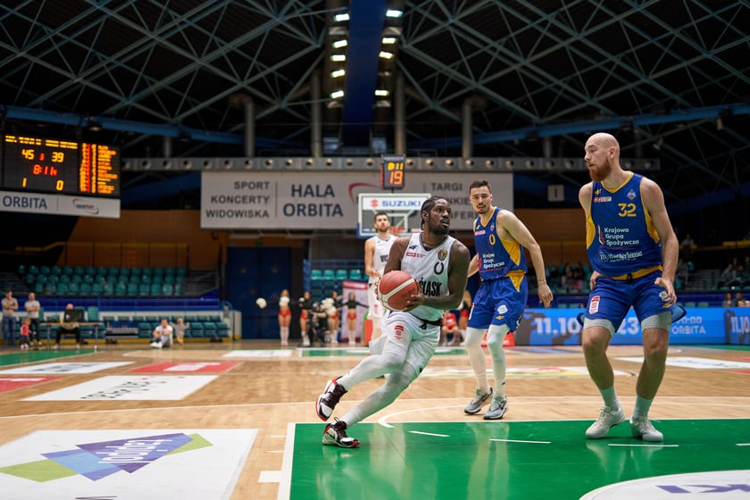 Śląsk Wrocław 88:79 Arka Gdynia, hala Orbita, październik 2023