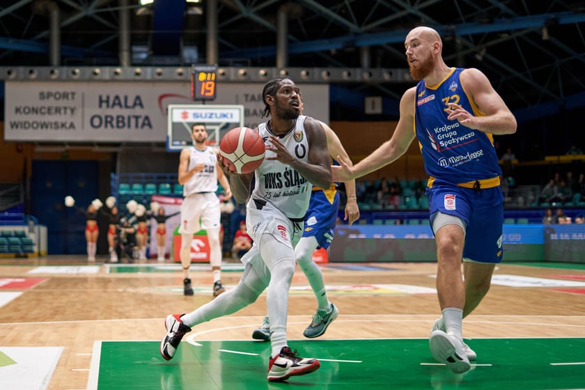 Śląsk Wrocław 88:79 Arka Gdynia, hala Orbita, październik 2023