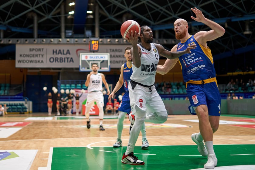 Śląsk Wrocław 88:79 Arka Gdynia, hala Orbita, październik 2023