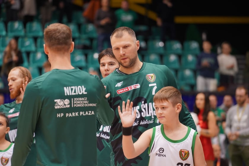 mecz koszykówki Śląsk-Zastal, Wrocław 5 listopada 2023