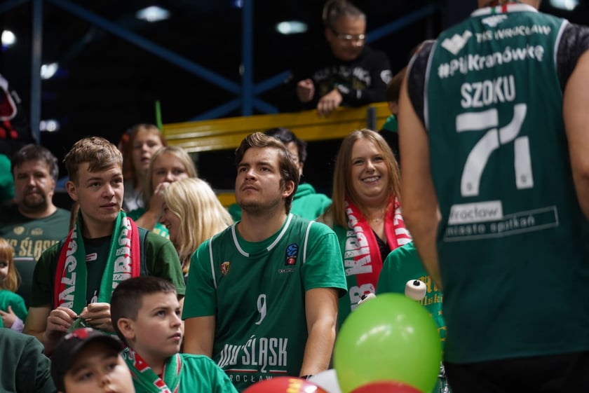 mecz koszykówki Śląsk-Zastal, Wrocław 5 listopada 2023
