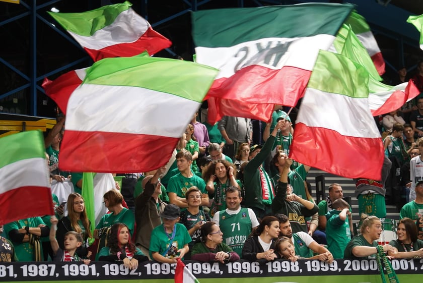 mecz koszykówki Śląsk-Zastal, Wrocław 5 listopada 2023