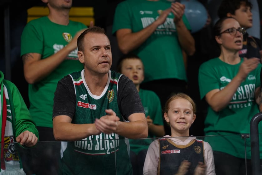 mecz koszykówki Śląsk-Zastal, Wrocław 5 listopada 2023