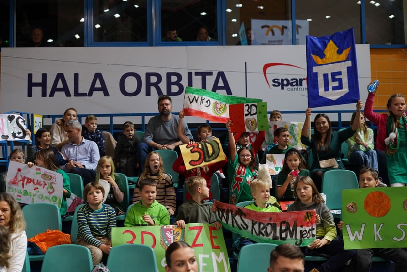 mecz koszykówki Śląsk-Zastal, Wrocław 5 listopada 2023