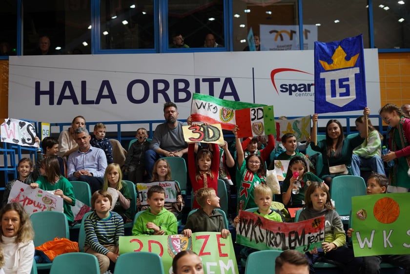 mecz koszykówki Śląsk-Zastal, Wrocław 5 listopada 2023