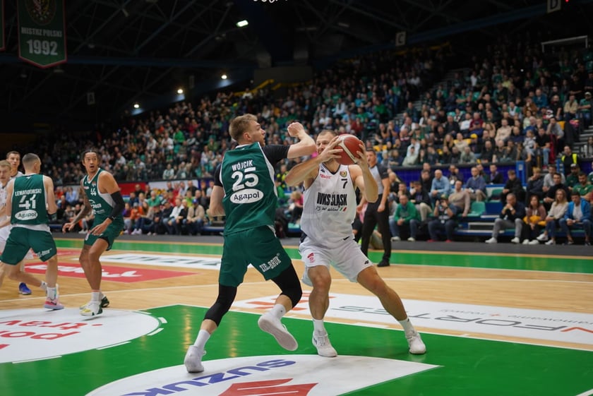 mecz koszykówki Śląsk-Zastal, Wrocław 5 listopada 2023