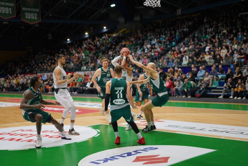 mecz koszykówki Śląsk-Zastal, Wrocław 5 listopada 2023
