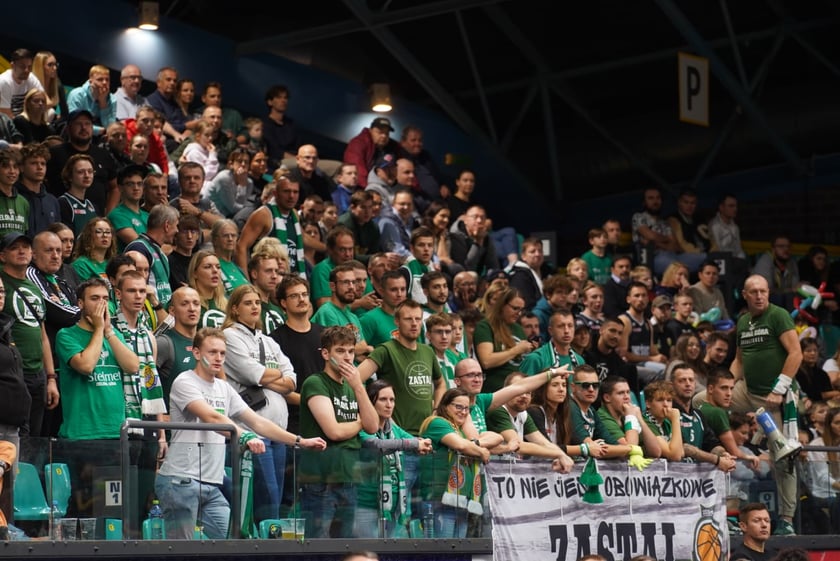 mecz koszykówki Śląsk-Zastal, Wrocław 5 listopada 2023