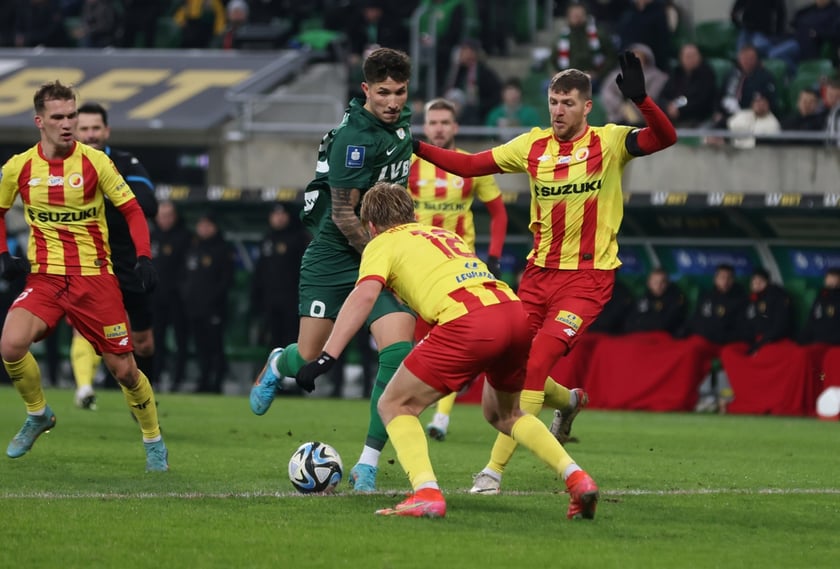 mecz Śląsk Wrocław - Korona Kielce, sobota 9 grudnia 2023