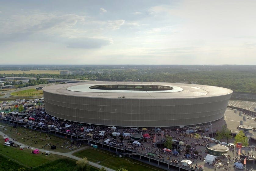 Budowa Tarczyński Areny we Wrocławiu w latach 2009-2011