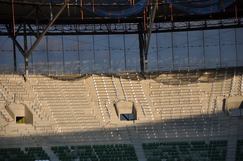 Budowa Tarczyński Areny we Wrocławiu w latach 2009-2011