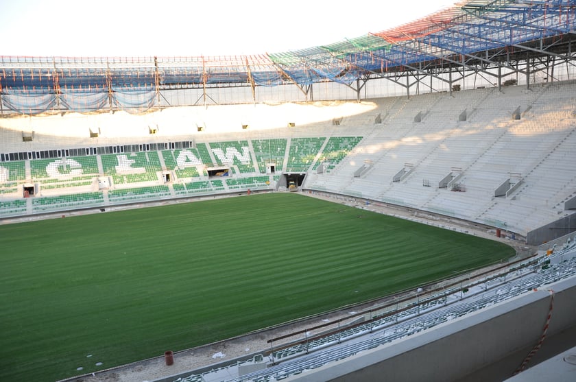 Budowa Tarczyński Areny we Wrocławiu w latach 2009-2011