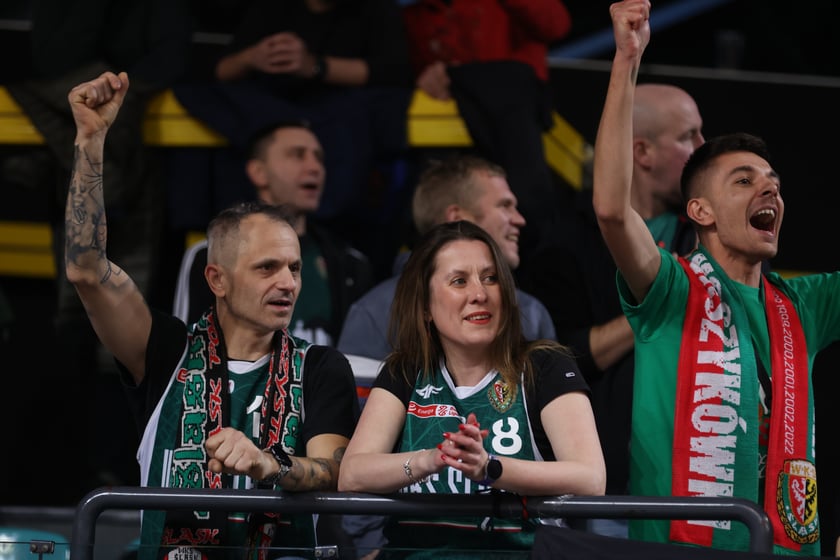 Śląsk Wrocław - Trefl Sopot, 23 grudnia 2023 r. - zdjęcia kibiców