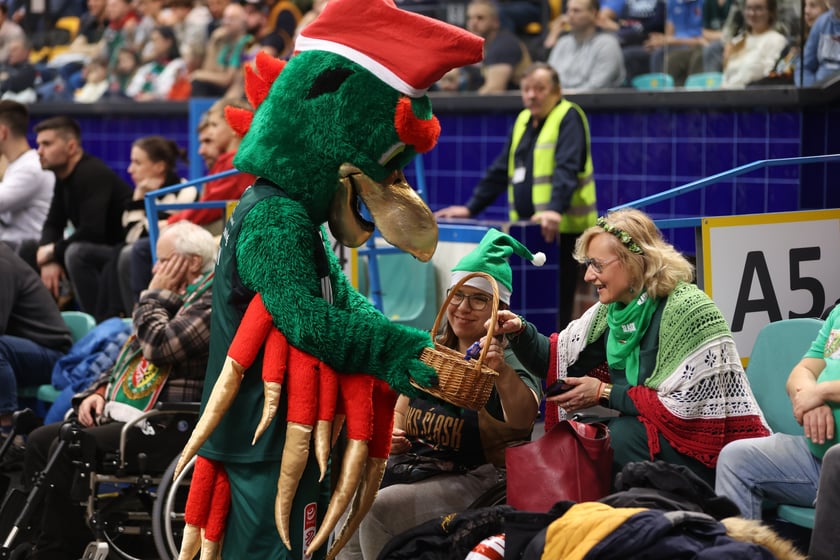 Śląsk Wrocław - Trefl Sopot, 23 grudnia 2023 r. - zdjęcia kibiców