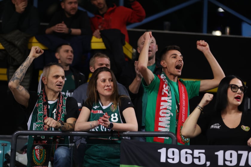 Śląsk Wrocław - Trefl Sopot, 23 grudnia 2023 r. - zdjęcia kibiców