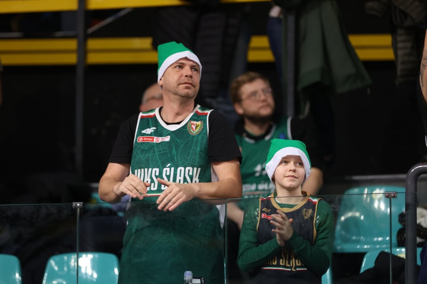 Śląsk Wrocław - Trefl Sopot, 23 grudnia 2023 r. - zdjęcia kibiców