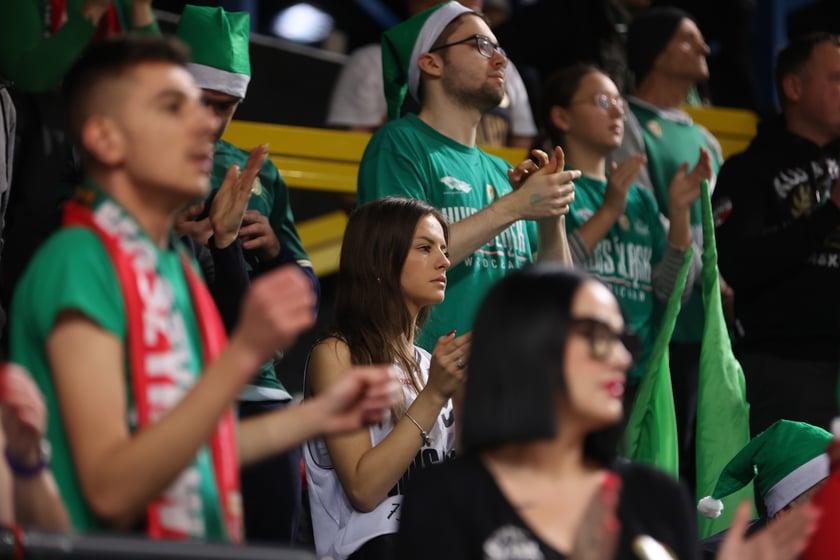 Śląsk Wrocław - Trefl Sopot, 23 grudnia 2023 r. - zdjęcia kibiców