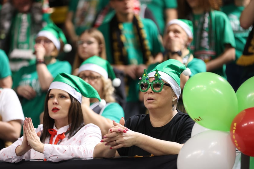 Śląsk Wrocław - Trefl Sopot, 23 grudnia 2023 r. - zdjęcia kibiców
